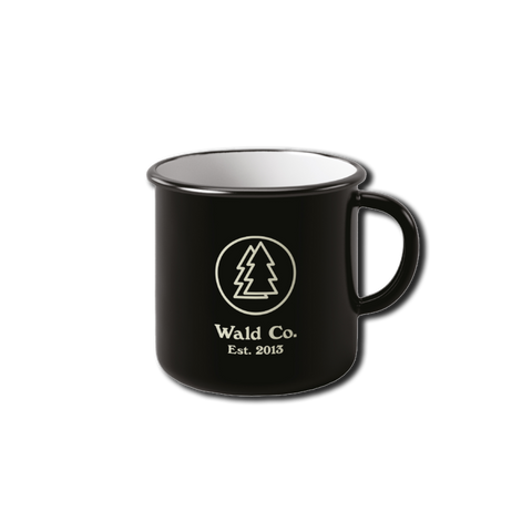 Black Camp Mug — 380ml - Stainless Steel